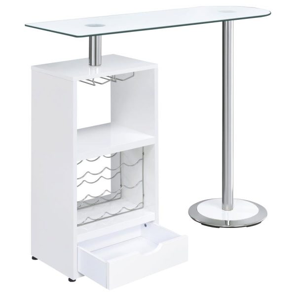 Koufax White Bar Table Hot on Sale