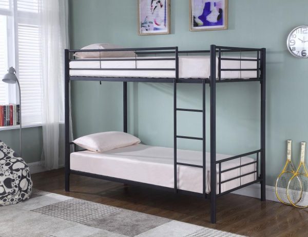 Hayward Black Twin   Twin Bunk Bed Online Sale