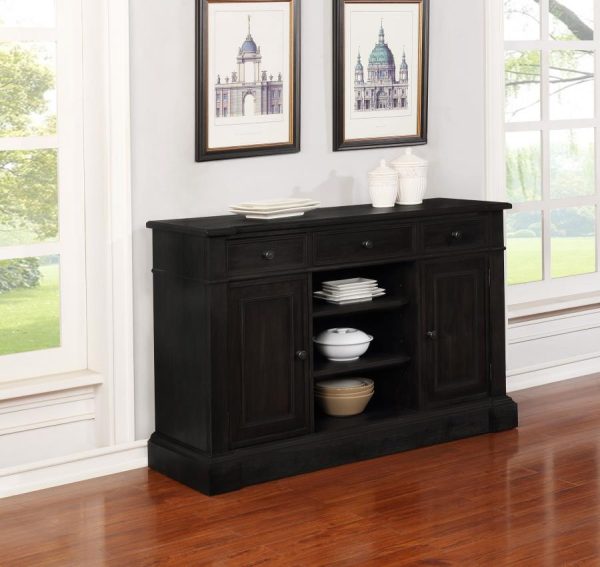 Phelps Black Sideboard Cheap