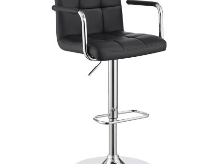 Palomar Black Adjustable Bar Stool Fashion