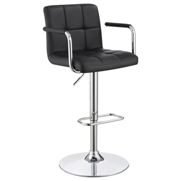 Palomar Black Adjustable Bar Stool Fashion