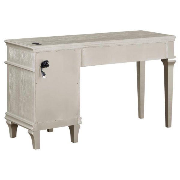 Evangeline Silver Vanity Table Discount