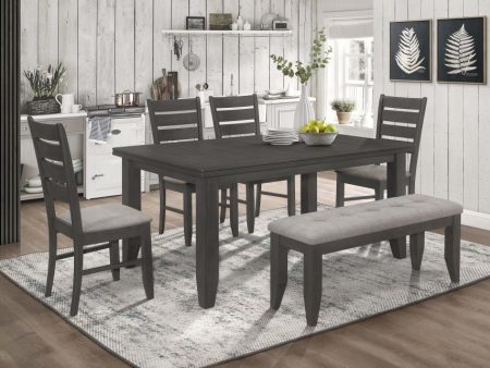 Dalila Grey 6 Pc Dining Set Supply