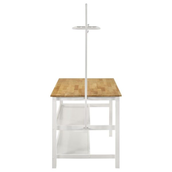 Hollis Brown Kitchen Island Table Supply