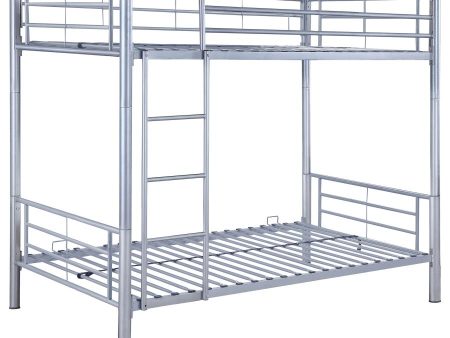 Hayward Silver Twin   Twin Bunk Bed Online now