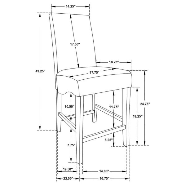 Stanton Grey 7 Pc Counter Height Dining Set Online now