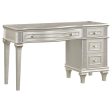 Evangeline Silver Vanity Table Discount