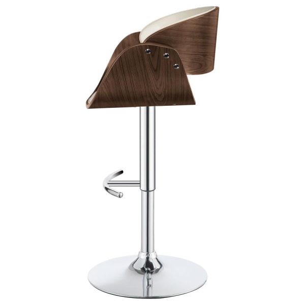 Dana Ivory Adjustable Bar Stool For Sale