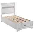 Miranda White Twin Bed 4 Pc Set Discount