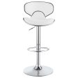 Edenton White Adjustable Bar Stool Hot on Sale