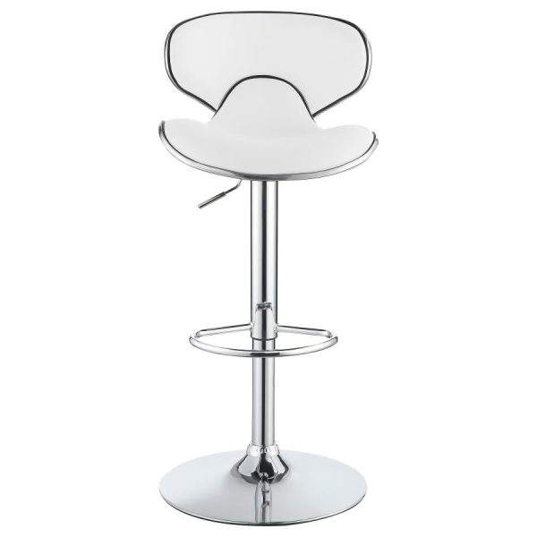 Edenton White Adjustable Bar Stool Hot on Sale