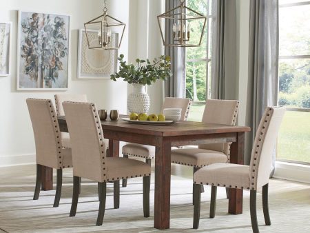 Coleman Brown 7 Pc Dining Set Fashion