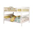 Chapman White Full   Full Bunk Bed Online Hot Sale