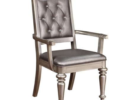 Bling Game Silver Arm Chair Online Hot Sale