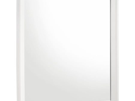 Janelle White Dresser Mirror For Cheap