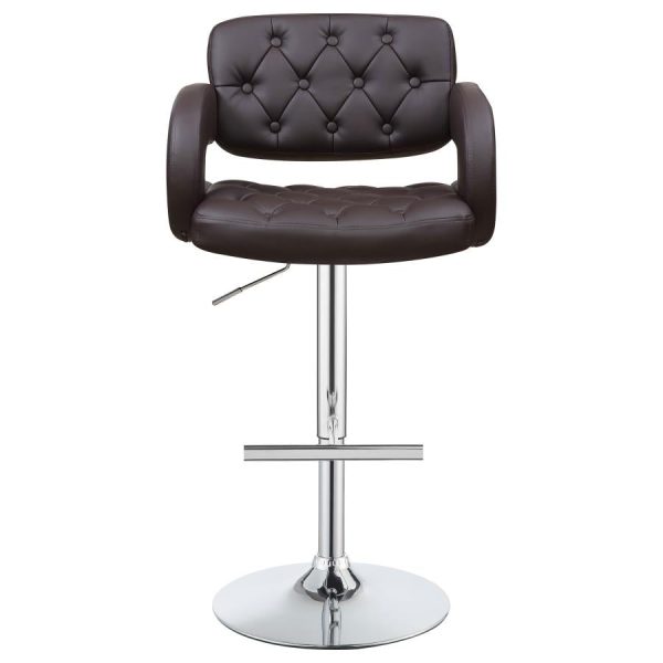 Brandi Brown Adjustable Bar Stool Online now