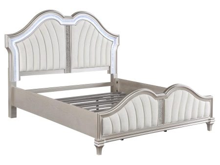 Evangeline Silver Eastern King Bed Discount