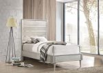 Ramon Silver Twin Bed Hot on Sale