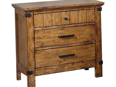 Brenner Brown Nightstand For Cheap