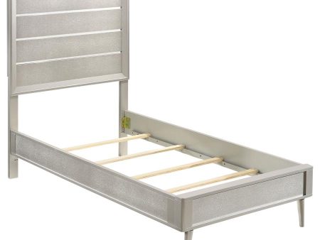 Ramon Silver Twin Bed Hot on Sale