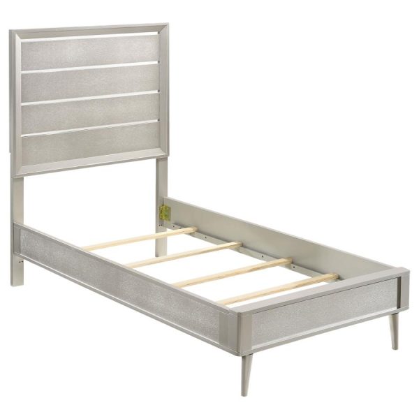 Ramon Silver Twin Bed Hot on Sale