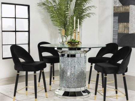 Ellie Black 5 Pc Counter Height Dining Set Hot on Sale