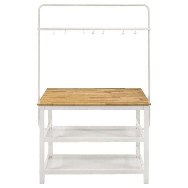 Hollis Brown Kitchen Island Table Supply