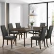 Wes Grey 7 Pc Dining Set For Sale