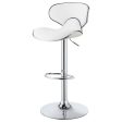 Edenton White Adjustable Bar Stool Hot on Sale