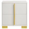 Marceline White Nightstand Cheap