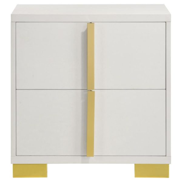 Marceline White Nightstand Cheap