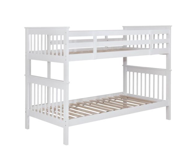 Chapman White Twin   Twin Bunk Bed Online Sale