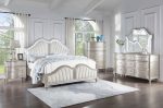 Evangeline Silver Queen Bed 5 Pc Set Online now