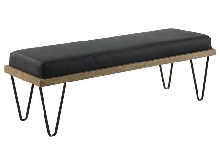 Chad Black Bench For Discount