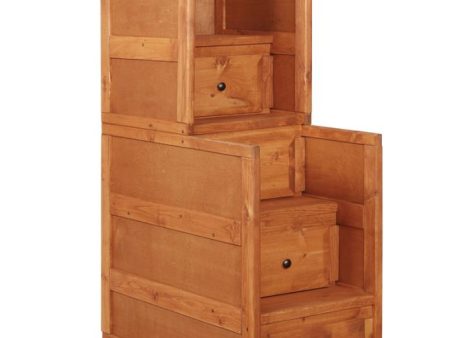 Wrangle Hill Brown Stairway Chest For Sale