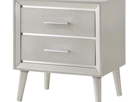 Ramon Silver Nightstand For Discount