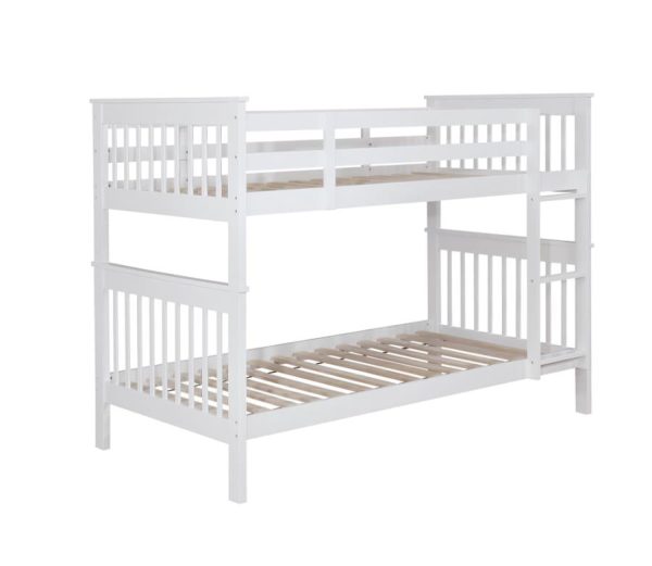 Chapman White Twin   Twin Bunk Bed Online Sale