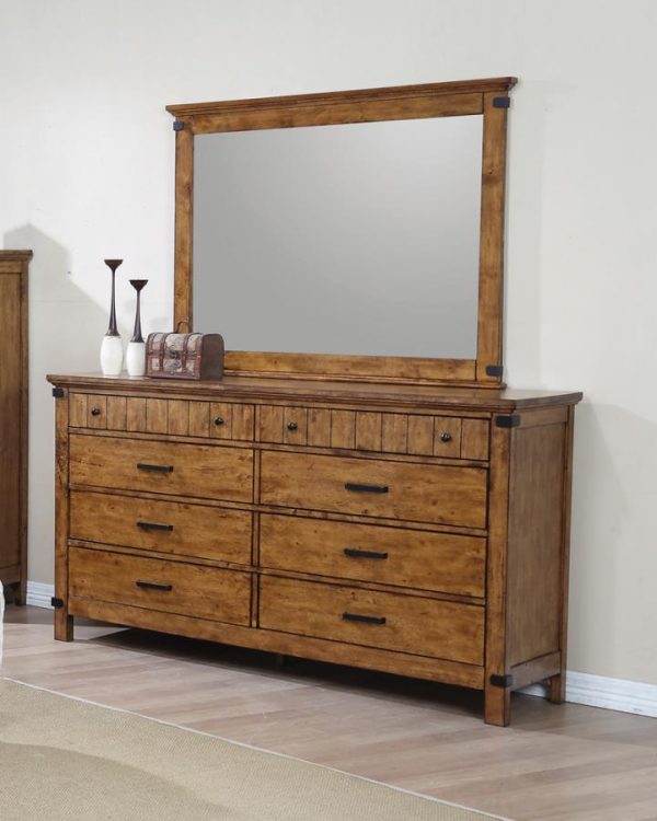 Brenner Brown Dresser Mirror Online now