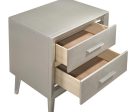 Ramon Silver Nightstand For Discount