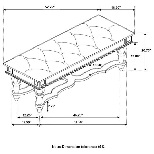 Heidi Silver Bench Online Hot Sale