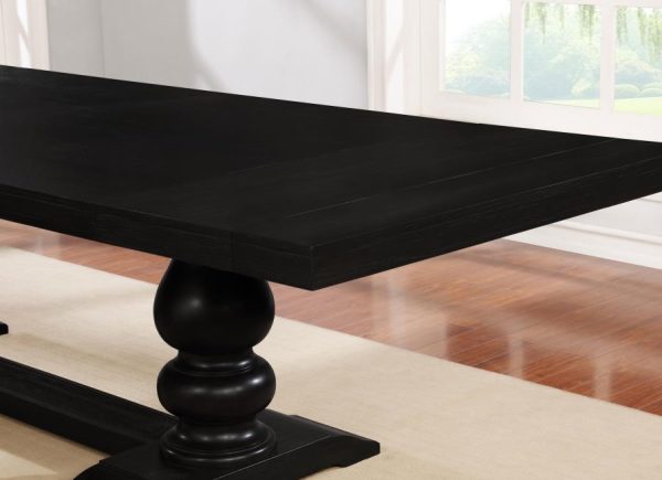 Phelps Black Dining Table Discount