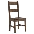 Coleman Brown Side Chair For Discount