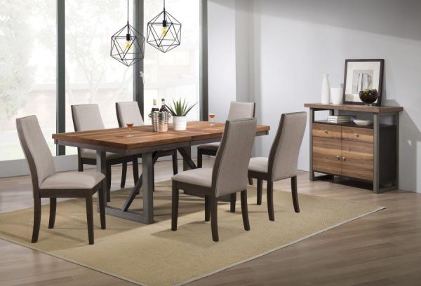 Spring Creek Brown 7 Pc Dining Set For Cheap