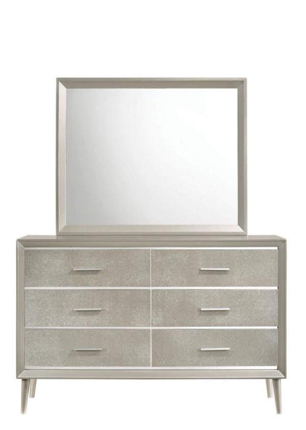 Ramon Silver Dresser Mirror Discount