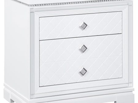 Eleanor White Nightstand For Cheap