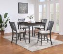 Wiley Brown 5 Pc Counter Height Dining Set Supply