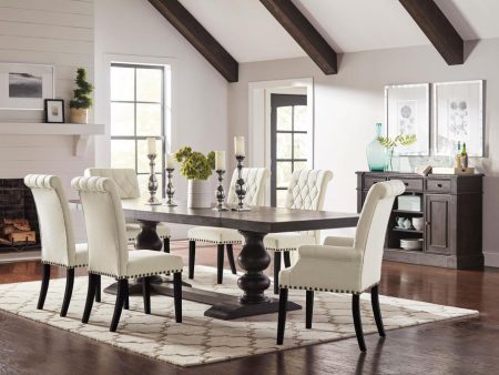 Phelps Beige 7 Pc Dining Set Fashion