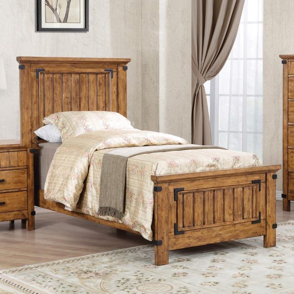 Brenner Brown Twin Bed Online now