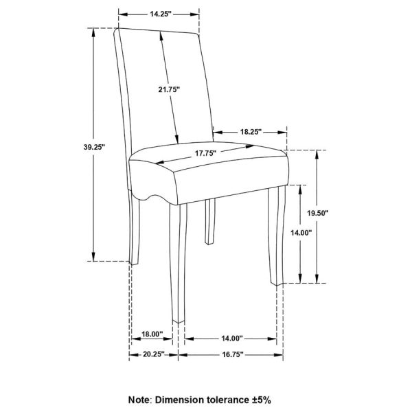 Stanton Grey Side Chair Sale