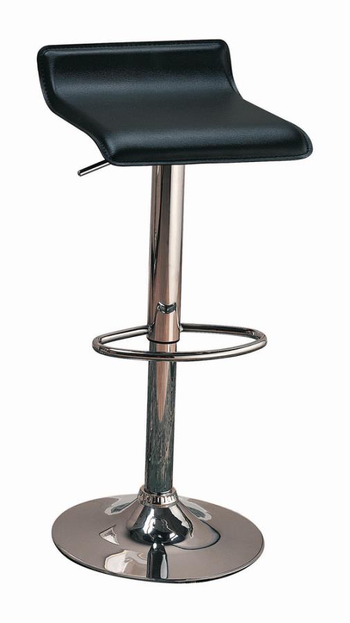 Bidwell Black Adjustable Bar Stool Online Sale